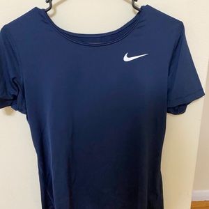 navy blue nike shirt